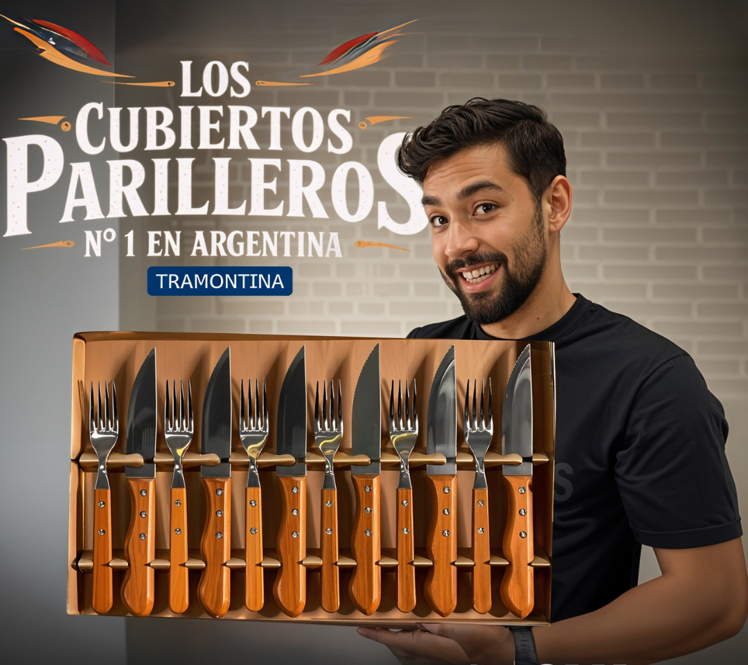 Cubiertos Churrasqueros Jumbo Tramontina PROMOCIÓN