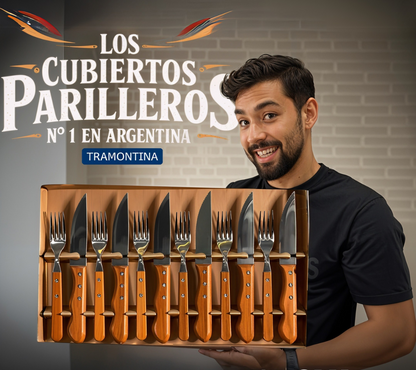 Cubiertos Churrasqueros Jumbo Tramontina PROMOCIÓN
